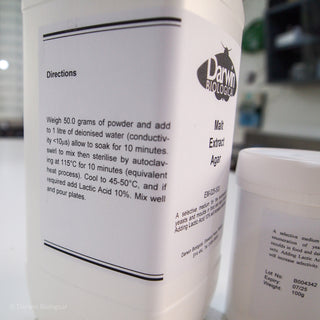 Malt Extract Agar Powdered Culture Media Instructions