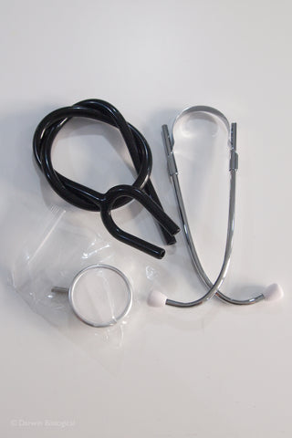 Stethoscope disassembled