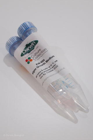 Algae Growth Medium vials