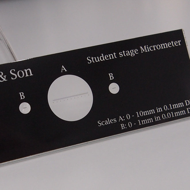 Micrometer For Microscope Stage Micrometer | Biology Supplies - Darwin Biological