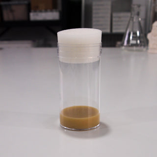 Large Drosophila Media Vial With Foam Bung
